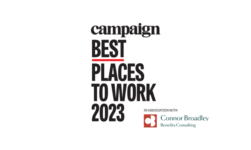 Code named in Campaign's Best Places to Work 2023 Code Computerlove